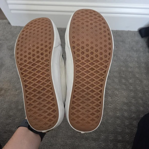 Red and Cream Velcro Sneakers - Picture 4 of 6